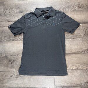 Travis Mathew Polo Shirt Mens Small Gray Golfing Casual Preppy Adult